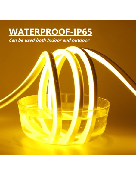 Tira de Luz LED Neón RGB SYMHMT 5m Regulable IP67 Control Remoto