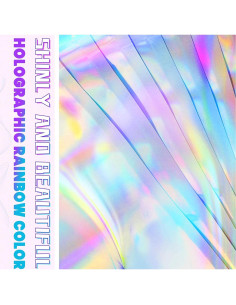 Bolsas de Mylar Holográficas Reutilizables NPLUX 50 Unidades 12.7x20.3CM 2