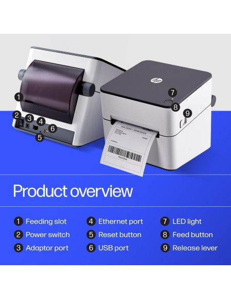 Impresora de Etiquetas Térmicas HP Grado Industrial 203 DPI