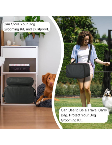 Organizador de Aseo para Mascotas Beautyflier - Bolsa Negra