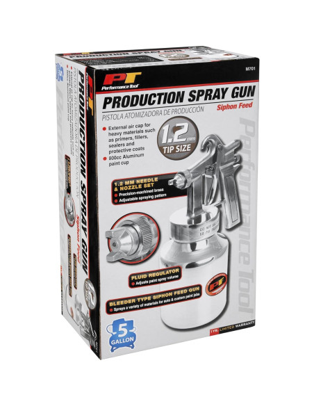Pistola de Pulverización Herramienta de Rendimiento M701 1.2 mm