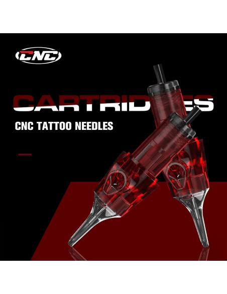 Cartuchos de Agujas de Tatuaje CNC 40pcs Mixtas 3RL 5RL 7RL 9RL