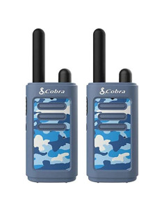 Walkie Talkies Cobra HE150B para Niños - 2 Canales, 25.75 km
