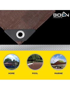 Lona Impermeable Boen 1.22 m x 6.1 m Extra Gruesa 0.4 cm 2