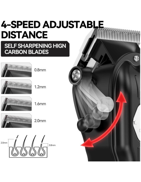 Cortadora de Pelo para Perros Gooad Recargable y Silenciosa