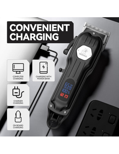 Cortadora de Pelo para Perros Gooad Recargable y Silenciosa