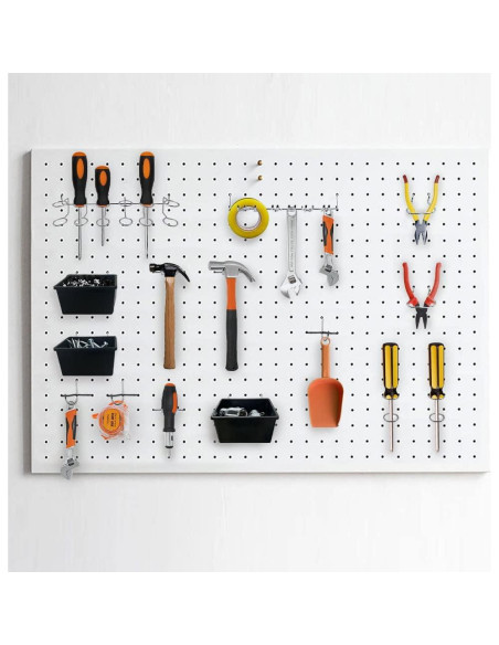 80 Ganchos para Tablero Perforado Dobures - Alta Resistencia