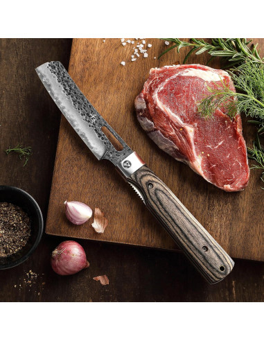 Cuchillo de Chef Plegable SENBON Acero Inoxidable 12.2 cm