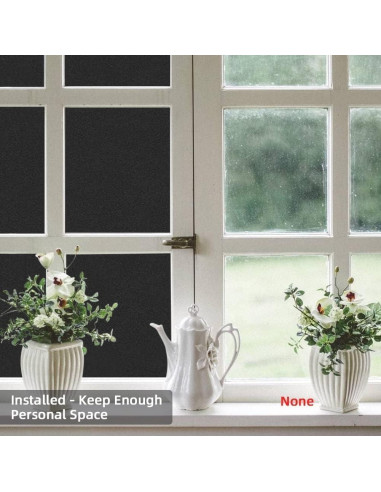 Película Blackout DUOFIRE 30x119.4 cm Anti UV Privacidad