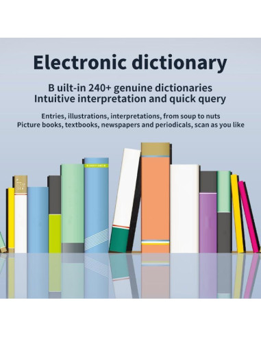 Pluma Traductora Amigopen 112 Idiomas WiFi Offline Negro