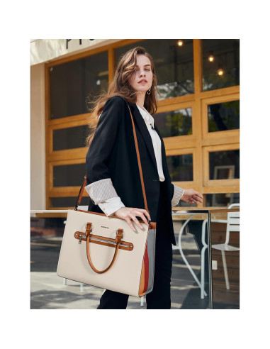 Maletín de Cuero BOSTANTEN para Portátil 15.6" Mujeres