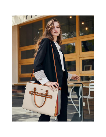 Maletín de Cuero BOSTANTEN para Portátil 15.6" Mujeres