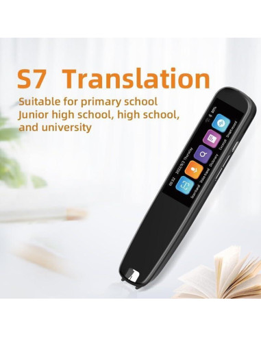 Pluma Traductora Amigopen 112 Idiomas WiFi Offline Negro
