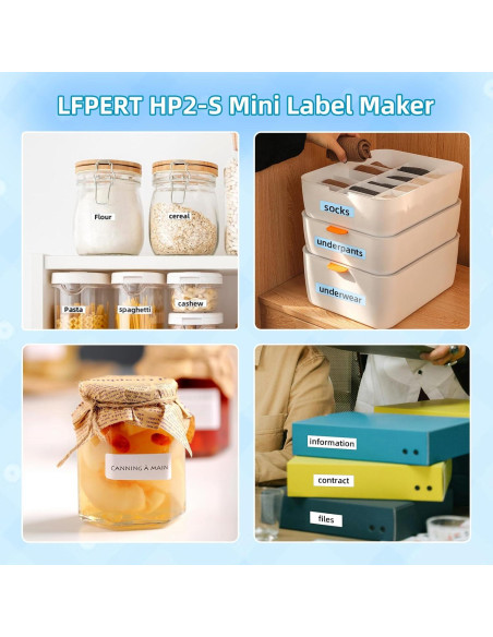 Impresora de Etiquetas Bluetooth HP2 - Portátil, 203 DPI, Azul