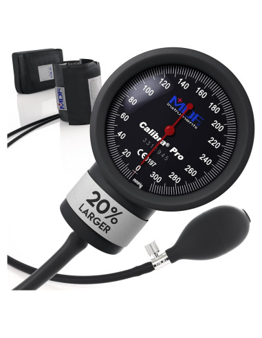 Manómetro Aneroid MDF Instruments Gran Tamaño Adulto Negro