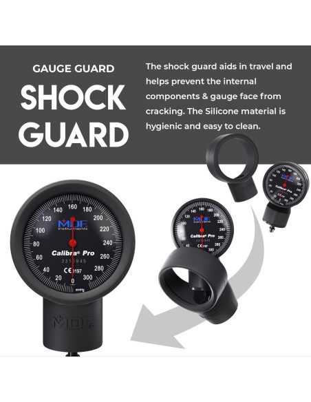 Manómetro Aneroid MDF Instruments Gran Tamaño Adulto Negro