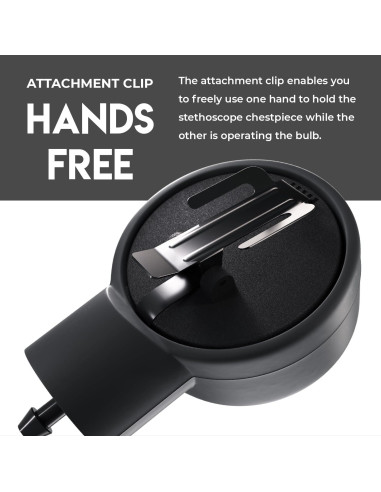 Manómetro Aneroid MDF Instruments Gran Tamaño Adulto Negro