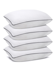 Almohadas Estándar Higoom 4 Unidades Lavables Suaves