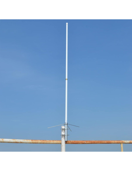 Antena Base Doble Banda UAYESOK UA-1750UV 1.75m 200W Fibra de Vidrio