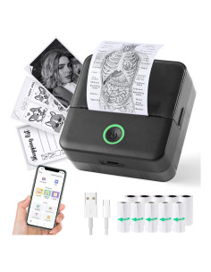 Impresora Portátil Cudinham Mini MP, Etiquetas Térmicas Sin Tinta