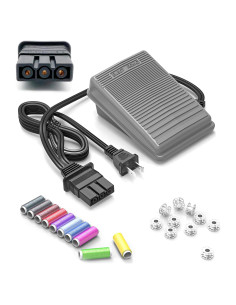 Pedal de máquina de coser Brother J00360051 y cable de alimentación