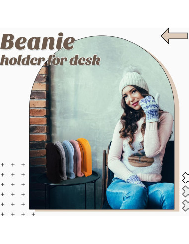 Organizador de Gorras Hicarer de Hierro Negro para 10 Gorras