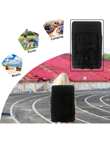 Silla de Gradas Portátil JUICYRAUL JU-MASSAGE con Calefacción y Masaje