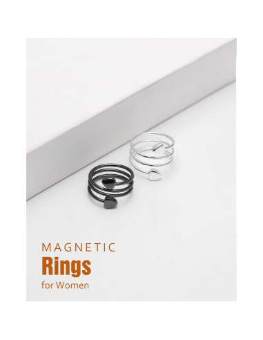 Anillos Terapéuticos Magnéticos Jecanori para Mujeres - 2PCS