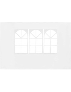 Pared Lateral de Carpa de Fiesta WEHUOSIF 2 Piezas 300x195cm 2