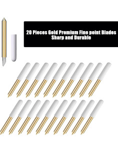 Cuchillas de Punta Fina Premium Niantime 20 Pcs para Maker y Explore 2