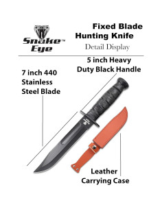 Cuchillo Táctico Snake Eye BKPB Doble Filo 30.48cm Acero Inox 2