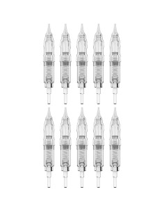 Agujas de Cartucho Maquillaje Permanente BIOMASER 10PCS 0.25mm 2