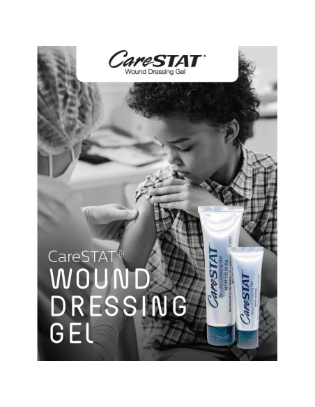 Gel de Vendaje de Heridas CareSTAT 28.35 g con Plata