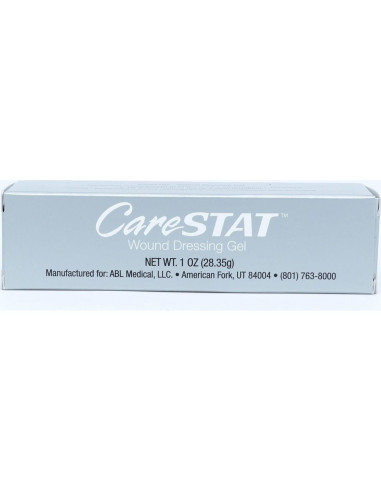Gel de Vendaje de Heridas CareSTAT 28.35 g con Plata
