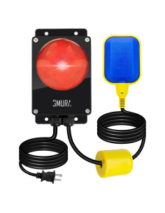 Alarma de Agua Alta GMURA 110dB con Luz LED y Flotador 3m