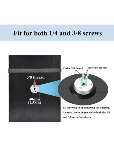 Bandeja para Proyector HANTAQ 24x34 cm Soporte Trípode