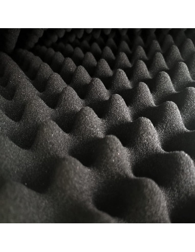 Panel de Espuma Acústica Negra Yaolabjer 122x61x5 cm - 1 PCS