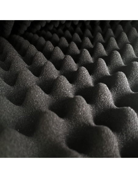 Panel de Espuma Acústica Negra Yaolabjer 122x61x5 cm - 1 PCS