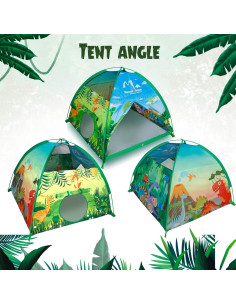Tienda de Juego para Niños MountRhino Dinosaurio 121.92x106.68 cm 2