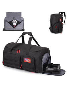 Bolsa Táctica 3-en-1 ATRIPACK 55L Negra para Viajes