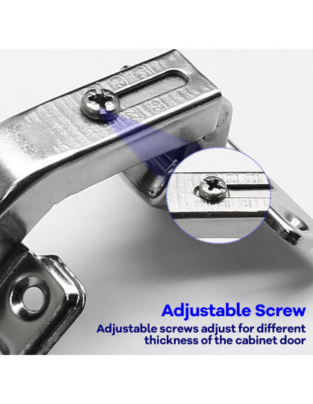 Bisagras de Gabinete de Cocina Zorfeter 135 Grados - 2 Piezas