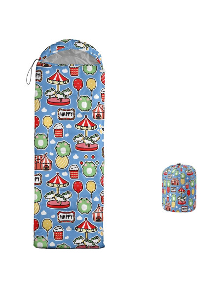 Saco de dormir infantil lneffble diseño animal 228.6x78.7cm