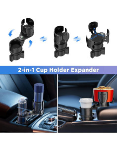 Soporte para Tazas de Coche OUTXE ACCCTN2-B Expandible 6.6-10.2 cm 2