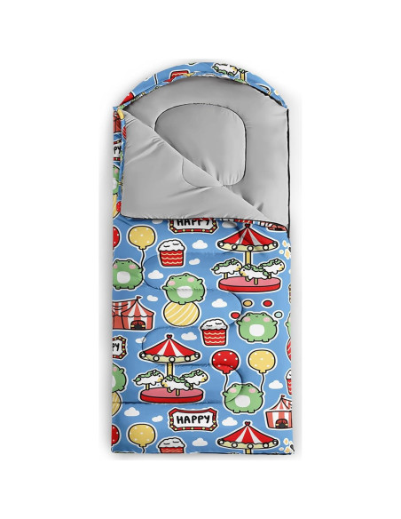 Saco de dormir infantil lneffble diseño animal 228.6x78.7cm