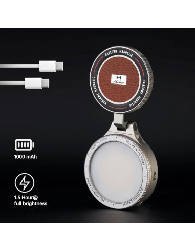 Luz de Selfie Magnética Harlowe Sol 5 Bi-Color 2700-6500K