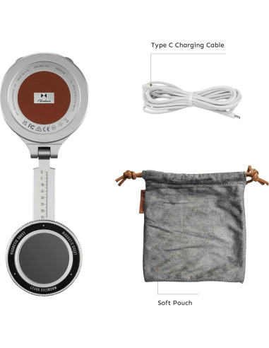 Luz de Selfie Magnética Harlowe Sol 5 Bi-Color 2700-6500K