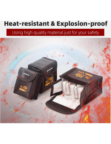 Bolsa segura para baterías DJI Flip - Protección a prueba de fuego