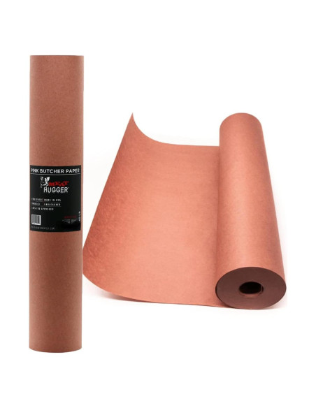 Papel de Carnicero Rosa Meat Hugger 43 cm x 68 m Grado Alimenticio
