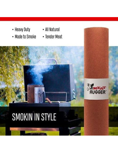 Papel de Carnicero Rosa Meat Hugger 43 cm x 68 m Grado Alimenticio