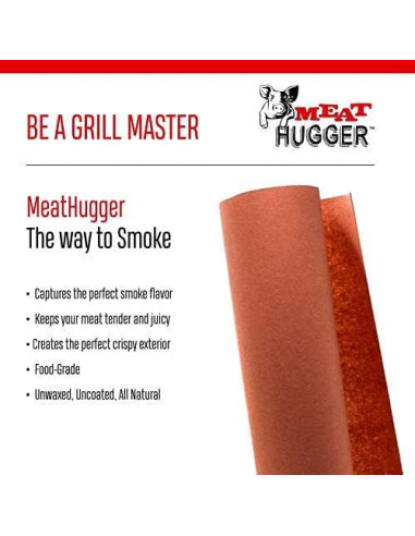 Papel de Carnicero Rosa Meat Hugger 43 cm x 68 m Grado Alimenticio